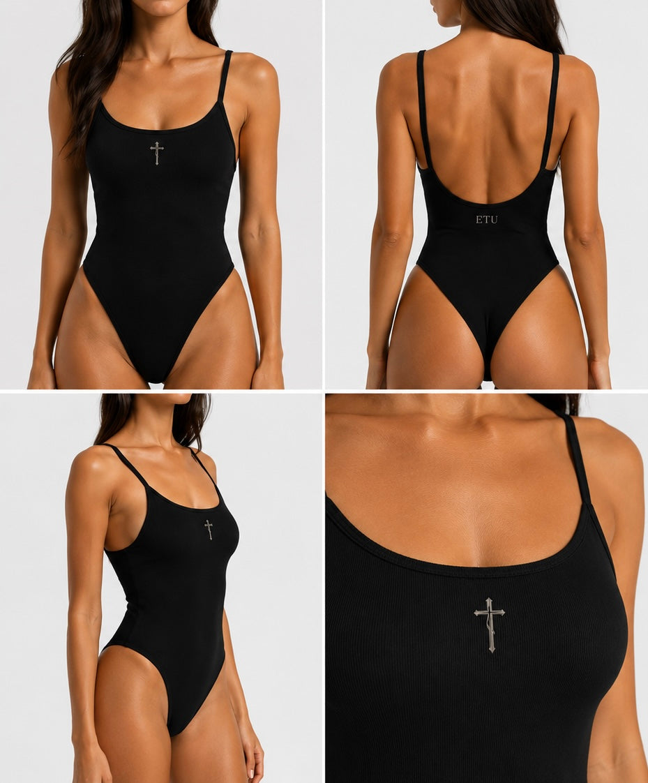 Open Back Body Suit