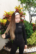 Athletic Cropped Zipper Jacket